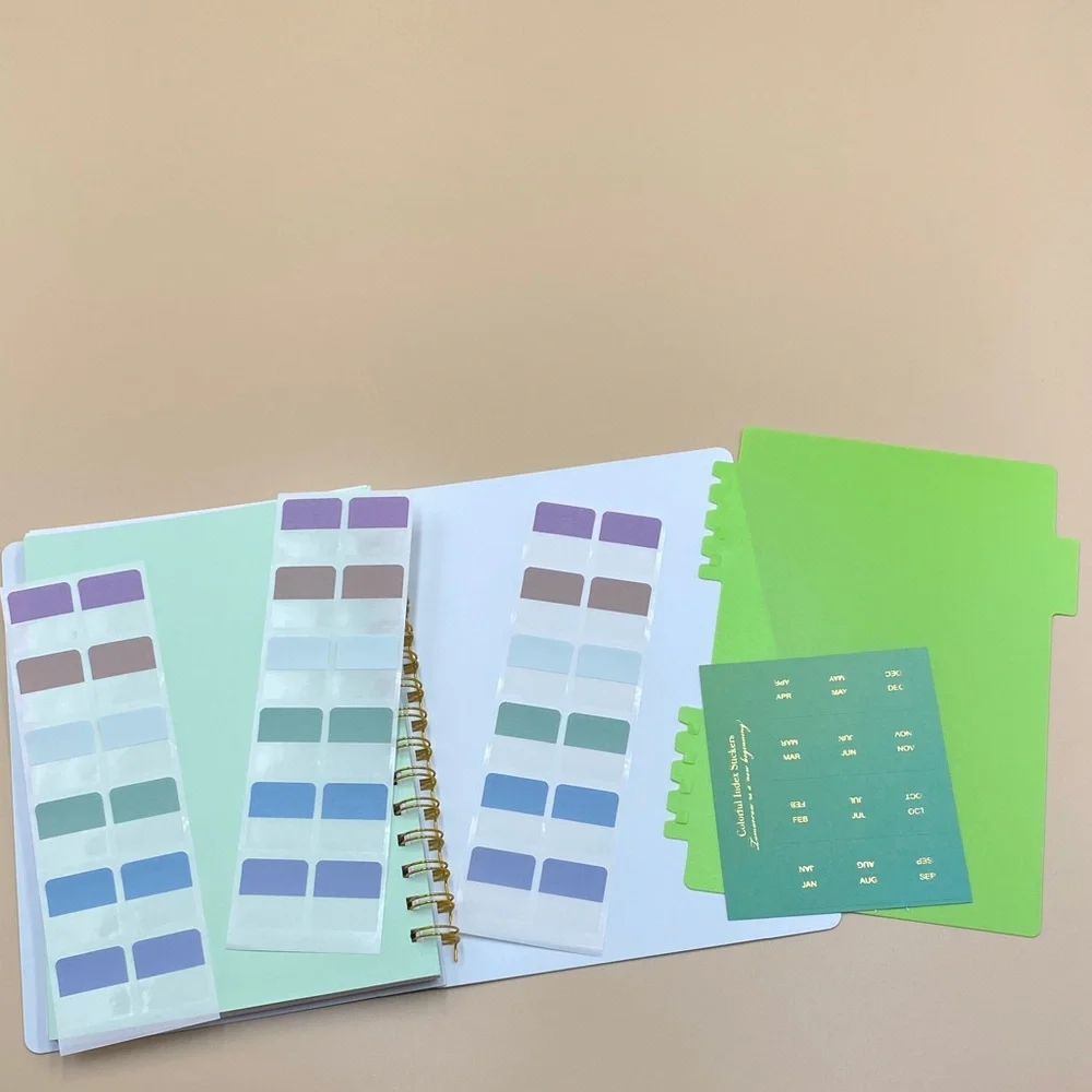 Green Gradient Weekly Planner undated